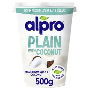 Alpro Plain With Coconut Yoghurt Alternative
