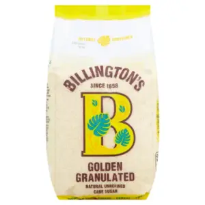 Billington’s Golden Granulated Natural Unrefined Cane Sugar