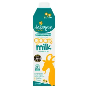 Delamere Semi Skimmed Goats Milk Chilled