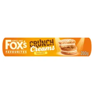 Fox’s Favourites Crunch Creams Golden Biscuits
