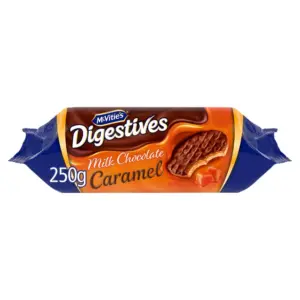 McVitie’s Milk Chocolate Digestive Biscuits the Caramel One 250g