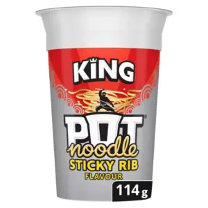 Pot Noodle King Sticky Rib Noodle
