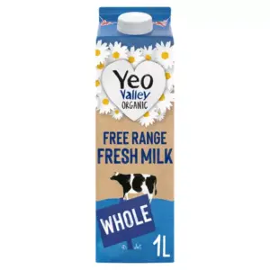 Yeo Valley Organic Free Range Fresh Whole Milk